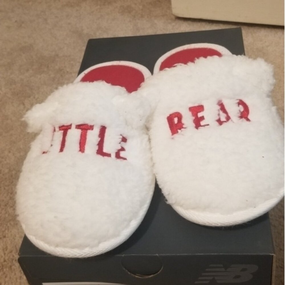 Kids slide in slippers
